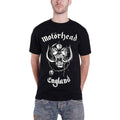 Schwarz - Front - Motorhead - "England" T-Shirt für Herren-Damen Unisex