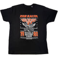 Schwarz - Front - Van Halen - "Invasion Tour '80" T-Shirt für Herren-Damen Unisex