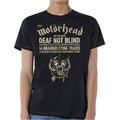 Schwarz - Front - Motorhead - "Deaf Not Blind" T-Shirt für Herren-Damen Unisex