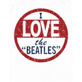 Weiß - Side - The Beatles - "I Love The Beatles" T-Shirt für Herren-Damen Unisex