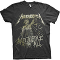 Schwarz - Front - Metallica - "And Justice For All" T-Shirt für Herren-Damen Unisex