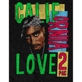 Schwarz - Side - Tupac Shakur - "California Love" T-Shirt für Herren-Damen Unisex
