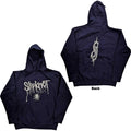 Marineblau - Front - Slipknot - Hoodie zum Überziehen für Herren-Damen Unisex