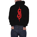 Schwarz - Back - Slipknot - Hoodie zum Überziehen Logo für Herren-Damen Unisex