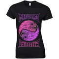 Schwarz-Violett - Front - Metallica - T-Shirt für Damen