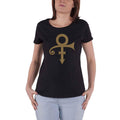 Schwarz - Back - Prince - T-Shirt für Herren-Damen Unisex