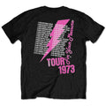Schwarz - Back - Roxy Music - "For Your Pleasure Tour" T-Shirt für Herren-Damen Unisex