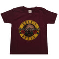 Weinrot - Front - Guns N Roses - T-Shirt für Kinder