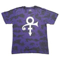 Violett-Schwarz-Weiß - Front - Prince - T-Shirt für Herren-Damen Unisex