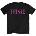 Schwarz - Back - Prince - "Many Faces" T-Shirt für Herren-Damen Unisex