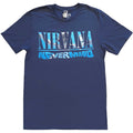 Marineblau - Front - Nirvana - "Nevermind" T-Shirt für Herren-Damen Unisex