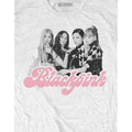 Weiß - Side - BlackPink - T-Shirt für Herren-Damen Unisex