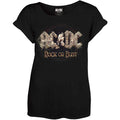 Schwarz - Front - AC-DC - "Rock Or Bust" T-Shirt für Damen