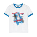 Königsblau-Weiß - Front - Run DMC - "Kings From Queens" T-Shirt für Herren-Damen Unisex