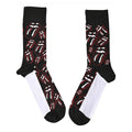 Schwarz - Front - The Rolling Stones - Knöchelsocken für Herren-Damen Unisex