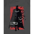 Anthrazit - Side - Batman - T-Shirt für Herren-Damen Unisex