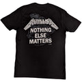 Schwarz - Back - Metallica - "Nothing Else Matters" T-Shirt für Herren-Damen Unisex