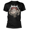 Schwarz - Front - Metallica - "40th Anniversary Garage" T-Shirt für Herren-Damen Unisex