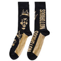 Schwarz-Gold - Front - Biggie Smalls - Knöchelsocken für Herren-Damen Unisex