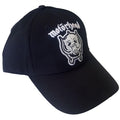 Schwarz - Front - Motorhead - Baseball-Mütze für Herren-Damen Unisex