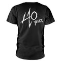 Schwarz - Back - Metallica - "40th Anniversary" T-Shirt für Herren-Damen Unisex