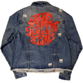 helles Denim Blau - Back - The Rolling Stones - Jeansjacke für Damen