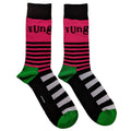 Pink-Grün-Schwarz - Back - Yungblud - Socken Logo für Herren-Damen Unisex