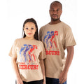Sand - Back - Freddie Mercury - T-Shirt für Herren-Damen Unisex