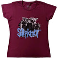 Weinrot - Front - Slipknot - T-Shirt für Damen