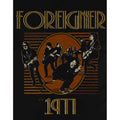 Schwarz - Side - Foreigner - "Est. 1977" T-Shirt für Herren-Damen Unisex