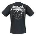 Schwarz - Back - Metallica - "Master Of Puppets Photo" T-Shirt für Herren-Damen Unisex