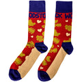 Rot - Back - Woodstock - Knöchelsocken für Herren-Damen Unisex