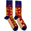 Rot - Front - Woodstock - Knöchelsocken für Herren-Damen Unisex