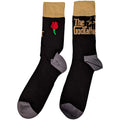 Schwarz-Grau-Gold - Back - The Godfather - Knöchelsocken für Herren-Damen Unisex