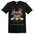 Schwarz - Front - Metallica - "Master Of Puppets European Tour ´86" T-Shirt für Herren-Damen Unisex