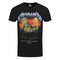 Schwarz - Front - Metallica - "Stockholm ´86" T-Shirt für Herren-Damen Unisex