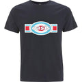 Marineblau - Front - Oasis - "Oblong Target" T-Shirt für Herren-Damen Unisex