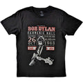 Schwarz - Front - Bob Dylan - "Carnegie Hall '63" T-Shirt für Herren-Damen Unisex