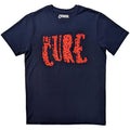 Marineblau - Front - The Cure - T-Shirt für Herren-Damen Unisex