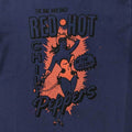 Marineblau - Side - Red Hot Chilli Peppers - "In The Flesh" T-Shirt für Herren-Damen Unisex