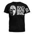 Schwarz-Weiß - Front - Bad Meets Evil - T-Shirt für Herren-Damen Unisex