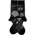 Schwarz - Back - AC-DC - Socken für Herren-Damen Unisex