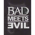 Schwarz-Weiß - Side - Bad Meets Evil - T-Shirt für Herren-Damen Unisex