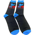 Schwarz-Blau - Front - Woodstock - Socken für Herren-Damen Unisex