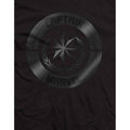 Schwarz - Side - Captain Marvel - T-Shirt für Herren-Damen Unisex