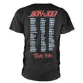 Schwarz - Back - Bon Jovi - "Tour ´84" T-Shirt für Herren-Damen Unisex