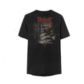 Schwarz - Back - Slipknot - ".5: The Gray Chapter" T-Shirt für Herren-Damen Unisex