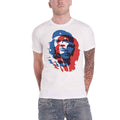Weiß-Blau-Rot - Front - Che Guevara - T-Shirt für Herren-Damen Unisex