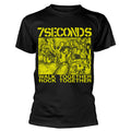 Schwarz - Front - 7 Seconds - "WTRT" T-Shirt für Herren-Damen Unisex