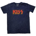 Marineblau - Front - Kiss - "Classic" T-Shirt Logo für Herren-Damen Unisex